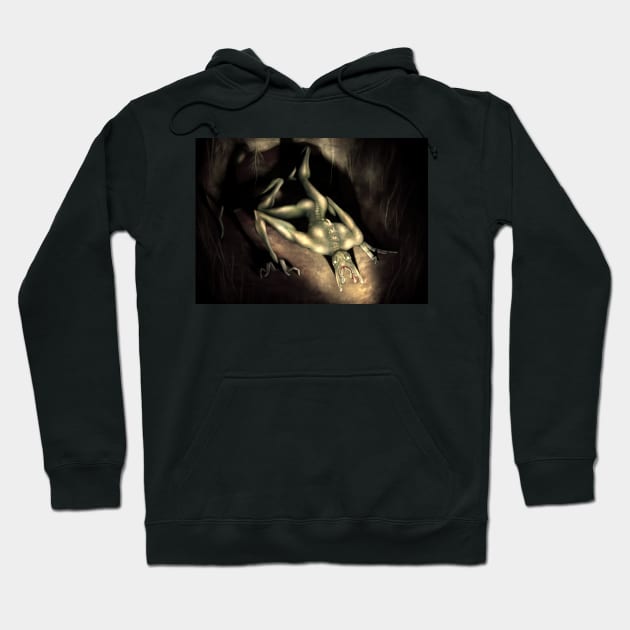 Split Face (Clear Photo) Hoodie by Exuvia